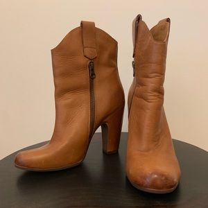 Kork-ease leather booties